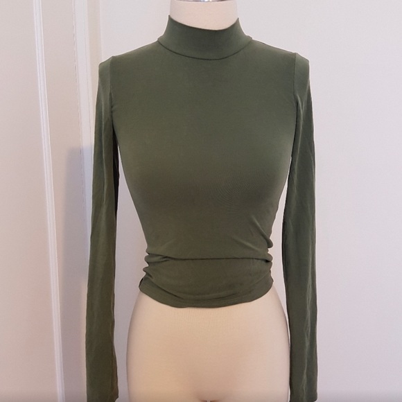Wilfred green mock neck - Picture 1 of 3